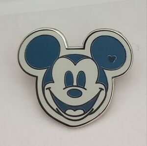 Disney Pin Trading Colorful Blue Mickey Mouse Hidden Mickey Collection Pin
